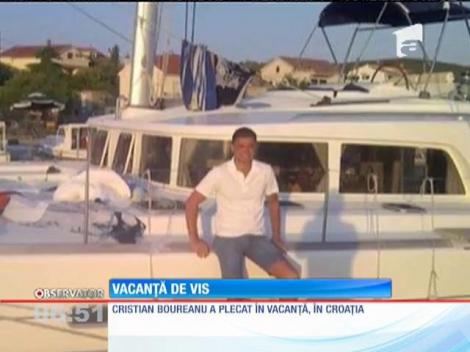 Cristian Boureanu a plecat în vacanță cu fiica sa