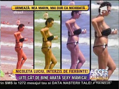 Sexy mamasita! Nicoleta Luciu şi-a scos trupul de sirenă pe litoralul românesc!