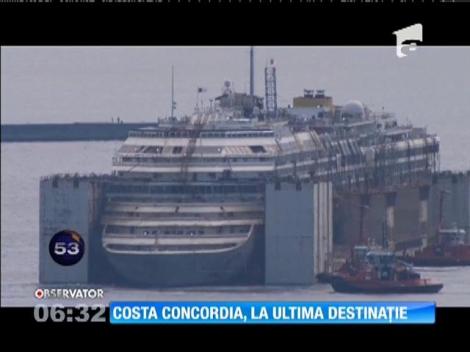 Pachebotul Costa Concordia, la ultima destinație