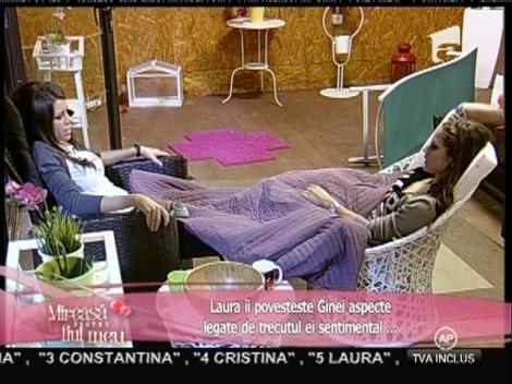 Laura și Gina schimbă impresii legate de competiție