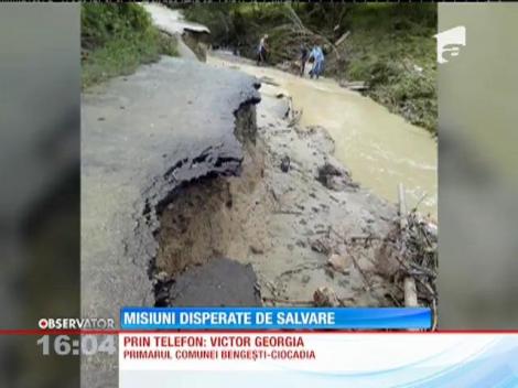 Inundaţiile fac prăpăd în ţară! Viitură de peste 5 metri în Gorj