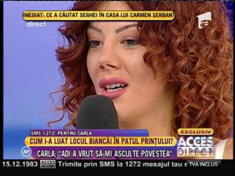 Carla, roșcata lui Adrian Cristea, face dezvăluiri incendiare