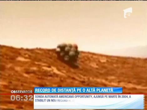 Record de distanță pe o altă planetă
