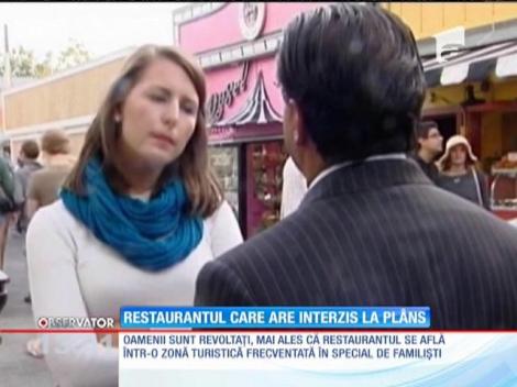 Restaurantul care interzice cărucioarele, scaunele pentru copii şi gălăgia