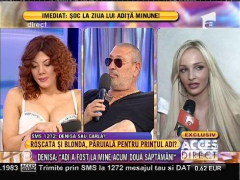 Denisa Botcari și Carla, două cuceriri ale lui Adrian Cristea