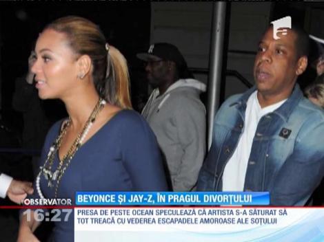 Beyonce și Jay Z, în pragul divorțului