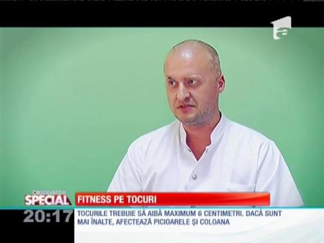 Fitness pe tocuri