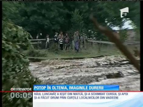 Imaginile durerii după potopul din Oltenia