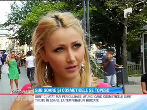 Atenţie la produsele cosmetice pe care le cumpăraţi. Expuse la soare, devin inamicul numărul unul al pielii