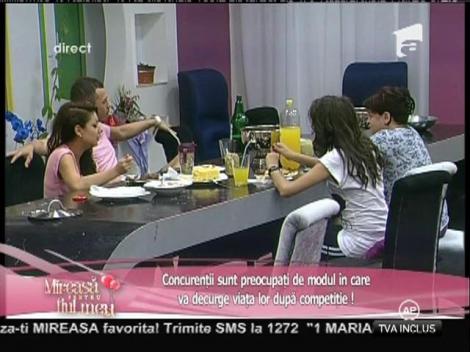 Concurenții sunt preocupați de modul în care va decurge viața lor după competiție!