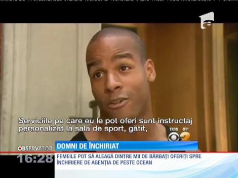 Doamnele pot închiria bărbați pentru a petrece o seară de neuitat