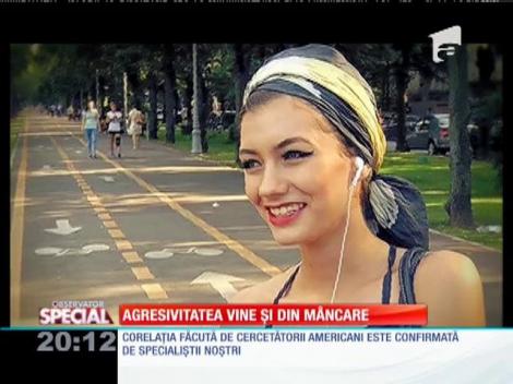 Agresivitatea vine şi din mâncare