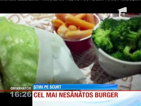 Cel mai nesănătos burger