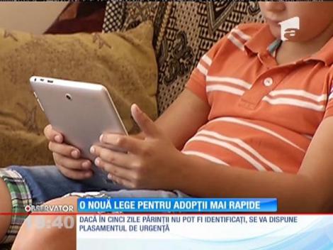 O nouă lege pentru adopţii mai rapide