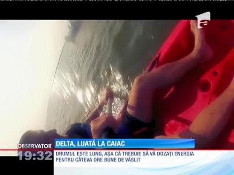 Cine vrea să petreacă o vacanţă exotică dar extremă în Delta Dunării, poate să se plimbe cu caiacul