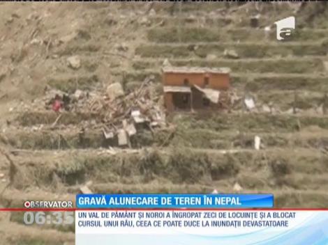 Alunecare de teren în Nepal