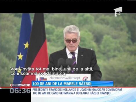 Franța și Germania au comemorat 100 de ani de la izbucnirea primului război mondial