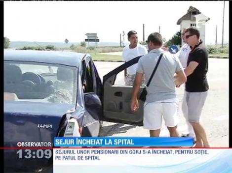 Doi soţi pensionari, implicaţi într-un accident