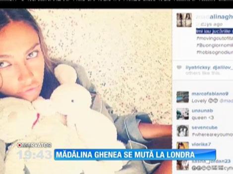 Mădălina Ghenea se mută la Londra