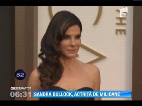 Sandra Bullock, actriță de milioane