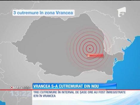 Vrancea s-a cutremurat din nou