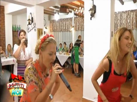 Delia și mama ei au făcut un spectacol de zile mari la pensiune: Nea Mărin a dansat pe muzica lor!