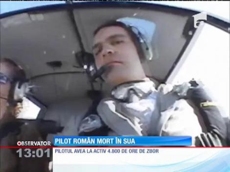 Pilot român, mort în Statele Unite ale Americii