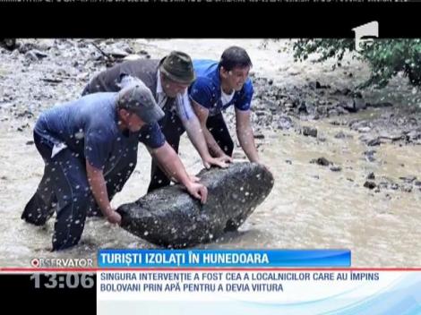Turiști izolați în Hunedoara