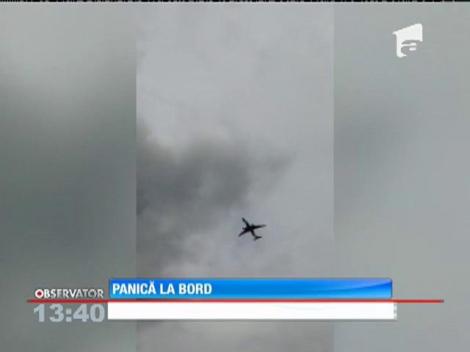 Panică la bordul unei aeronave, urmare a unei farse pusă la cale de un pasager