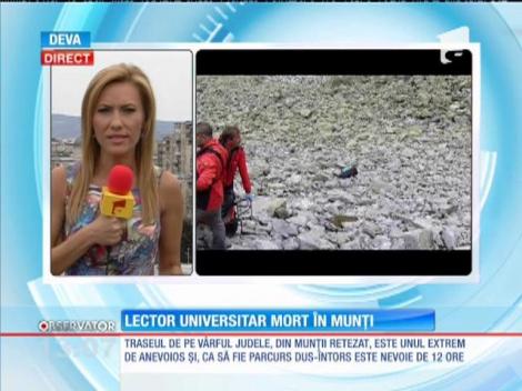 Profesor universitar, mort în Munţii Retezat