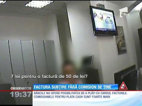 O factură la curent plătită la bancă poate să coste cât trei zile de consum