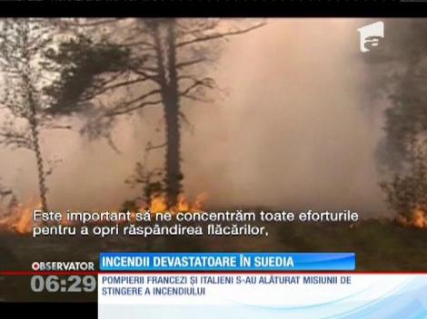 Incendiu în Suedia