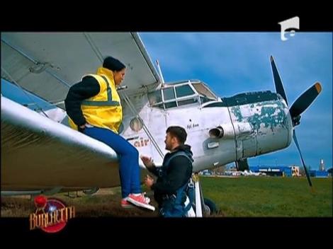 Un concurent s-a aruncat în gol de dragul Burlăciței și i-a declarat dragostea: ”Te iubesc, Andreea!”