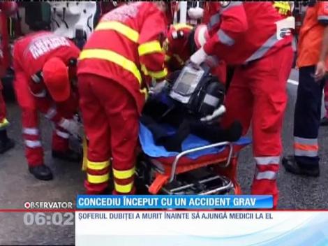 Concediu pentru șase cetăţeni ucraineni, început cu un accident grav