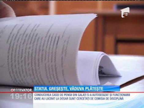 O doamnă din Galaţi cu un copil cu handicap trebuie să plătească pentru o greşeală a funcţionarilor