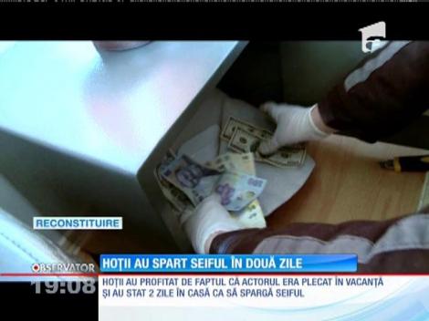 Hoții i-au spart seiful în două zile