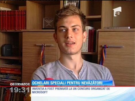 Un adolescent a inventat ochelarii pentru nevăzători