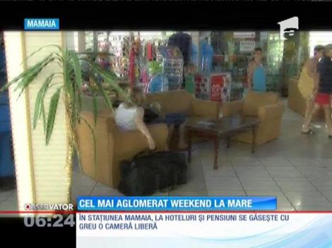 Cel mai aglomerat weekend la mare din acest an
