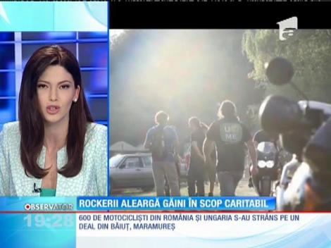 Rockerii aleargă găini în scop caritabil