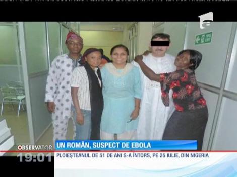 Un român, suspect de Ebola