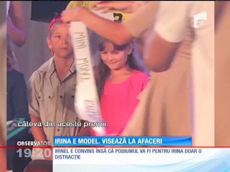 Irina Columbeanu îi calcă pe urme Monicăi. A defilat pe podium, la mare, cu succes