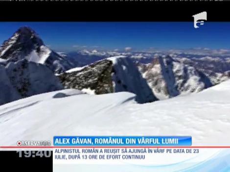 Alpinistul Alex Găvan a reuşit să urce al şaselea vârf de peste 8000 de metrii