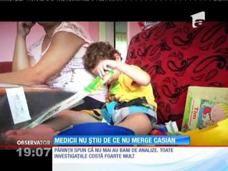 Un băieţel de patru ani din Reşiţa a paralizat din senin