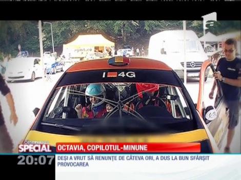 Octavia Geamănu, copilotul unui campion de raliu