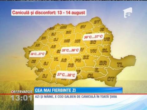 Cod Galben de caniculă în toată țara