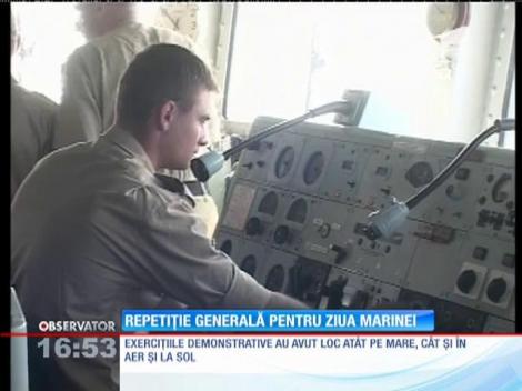 Repetiție generală pentru Ziua Marinei Române