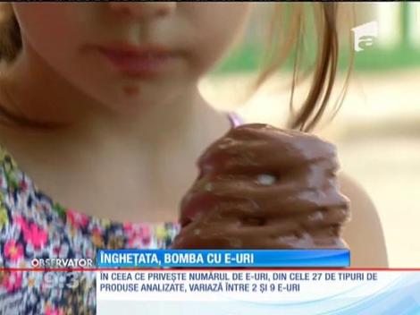Îngheţata de cacao, o bombă cu e-uri