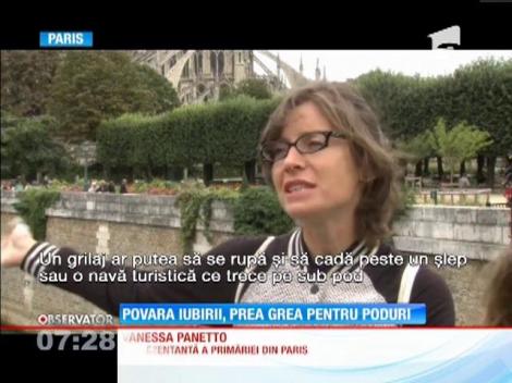 Podurile peste Sena, din Paris, sunt în pericol