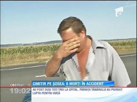 Accident pe drumul european 85