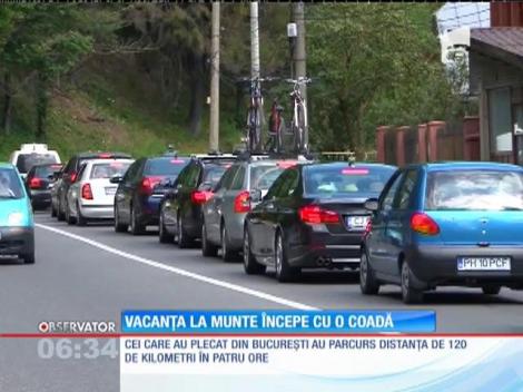 Aglomerație pe Valea Prahovei